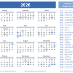 2026 Calendar Templates And Images