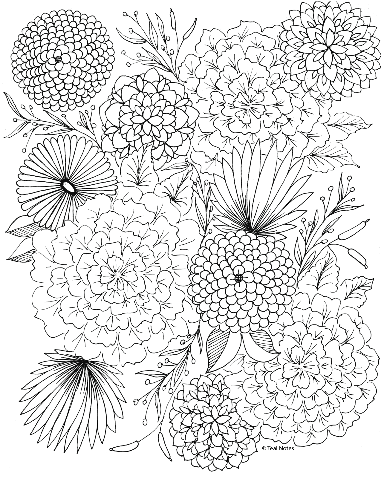 25 Printable Adult Coloring Pages You Can Print And Color For Free 