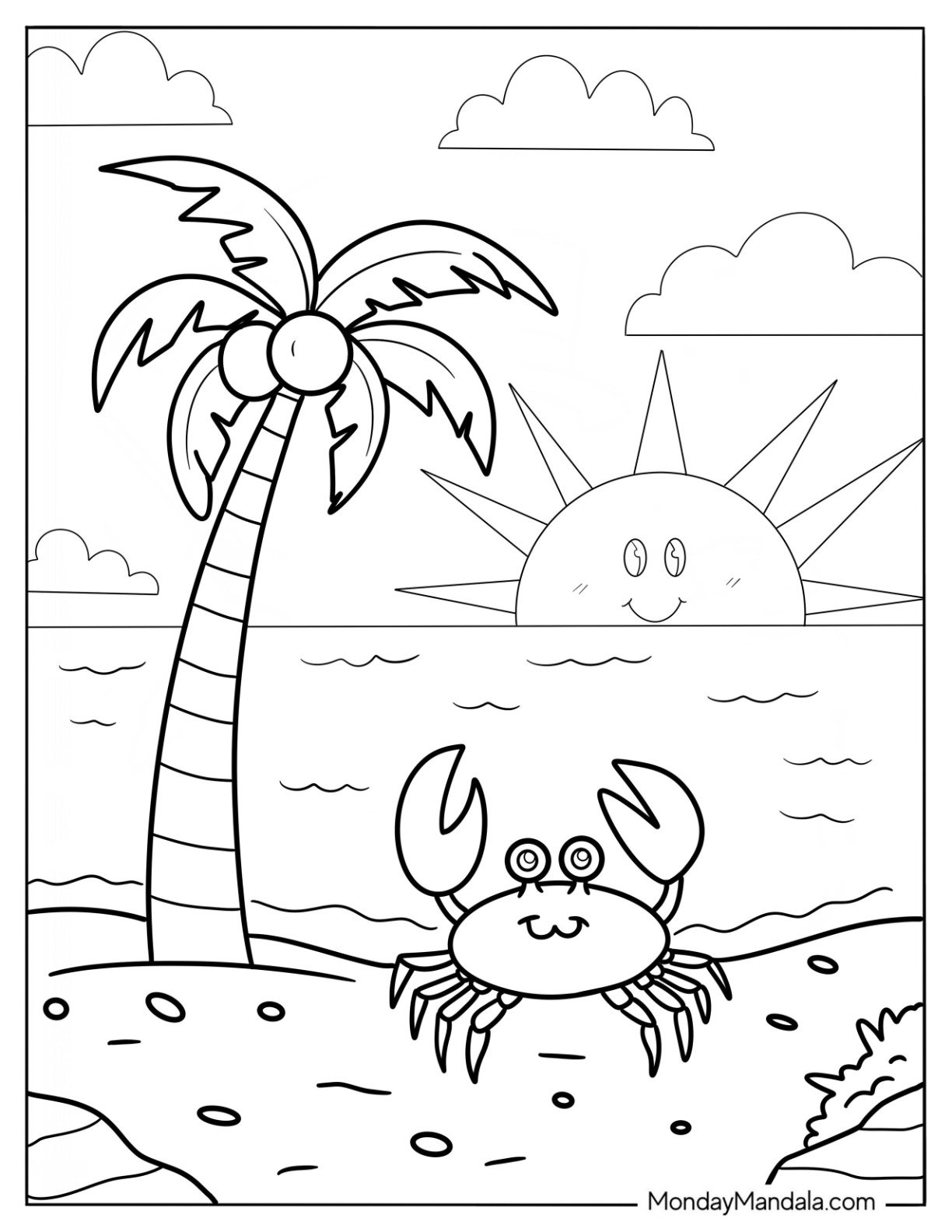 26 Beach Coloring Pages Free PDF Printables 26 Beach Coloring Pages Free PDF Printables