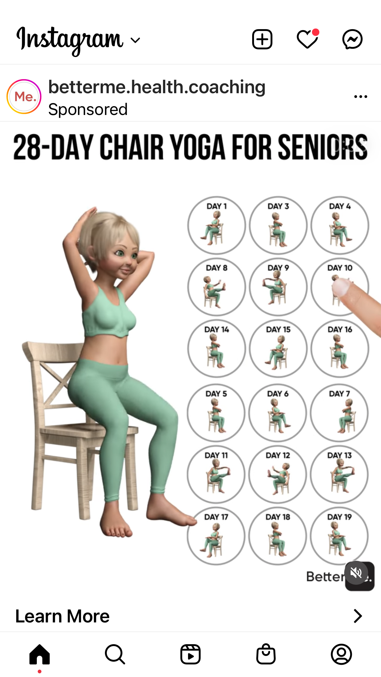 28 Day Chair Chair Fitness Exercises 30 Day Chair Workout Challenge Printable Chair Yoga Guide 10