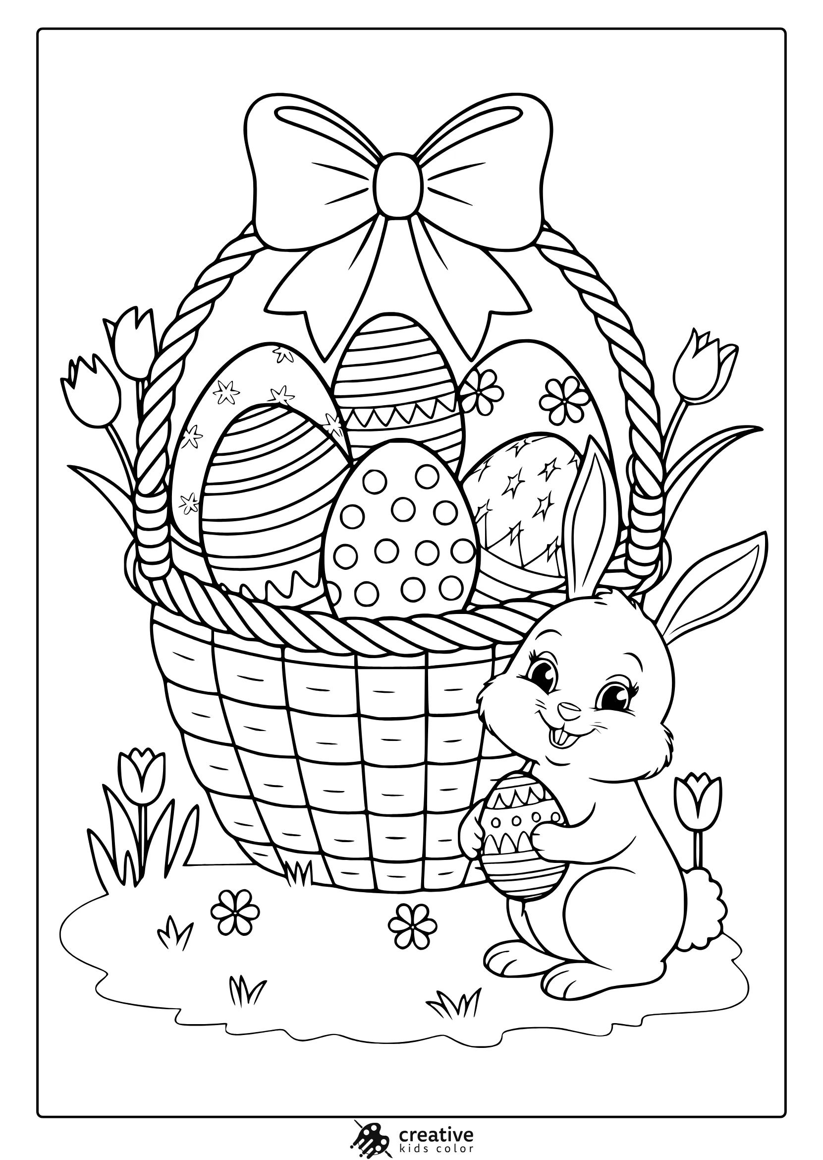 30 Easter Coloring Pages Free Printable PDFs