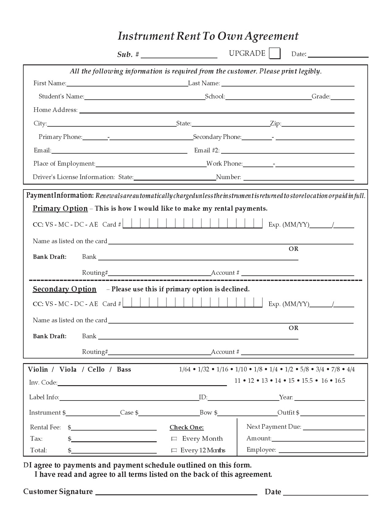 30 Free Rent To Own Contracts Templates TemplateLab