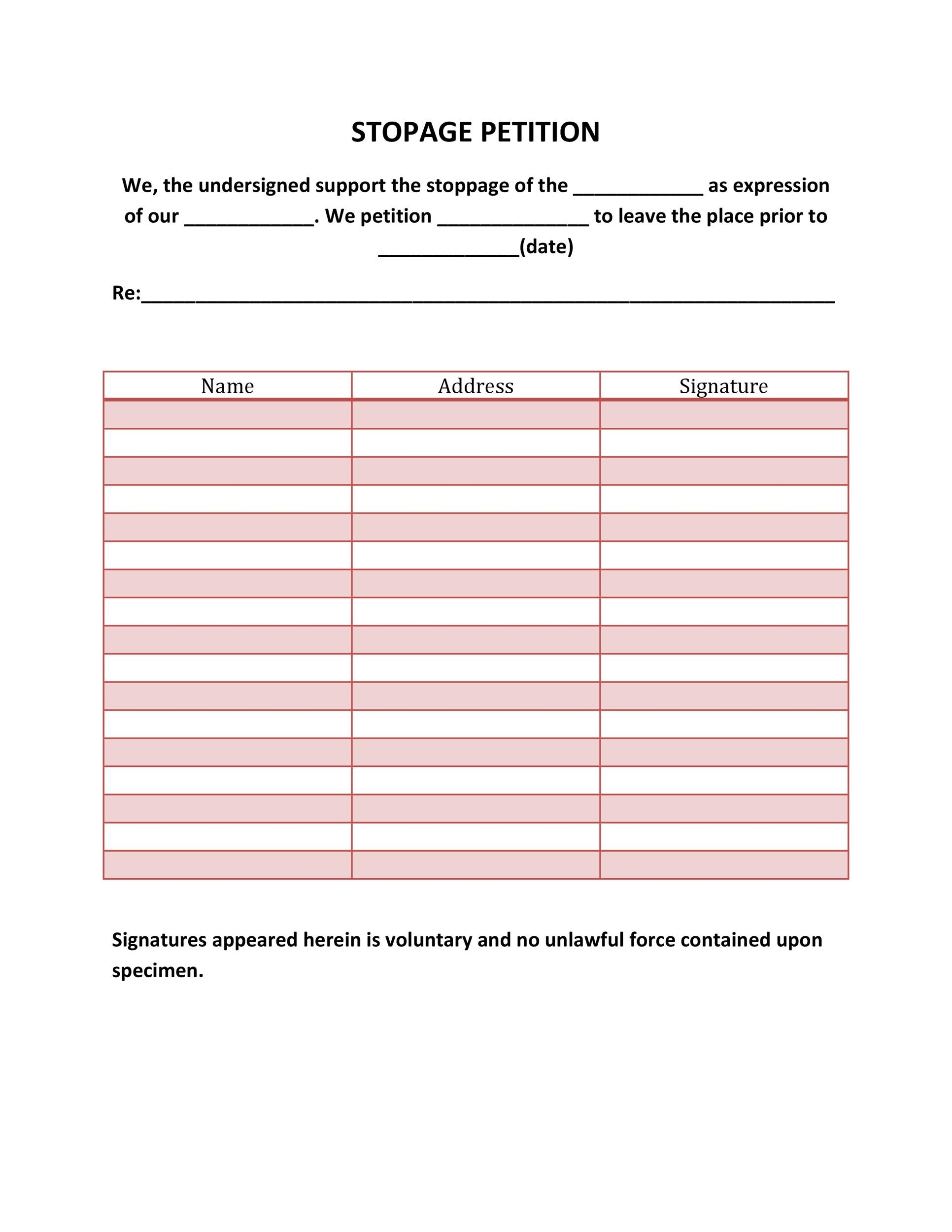30 Petition Templates How To Write Petition Guide 30 Petition Templates How To Write Petition Guide