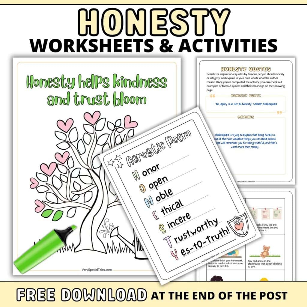 Printable Integrity Worksheets Printable Integrity Worksheets