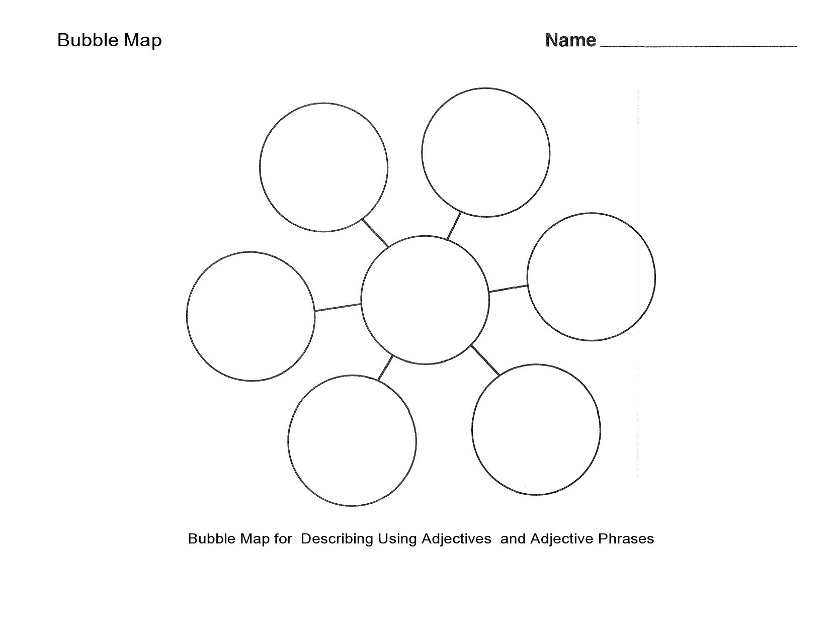 39 Printable Bubble Map Templates Word PDF PowerPoint
