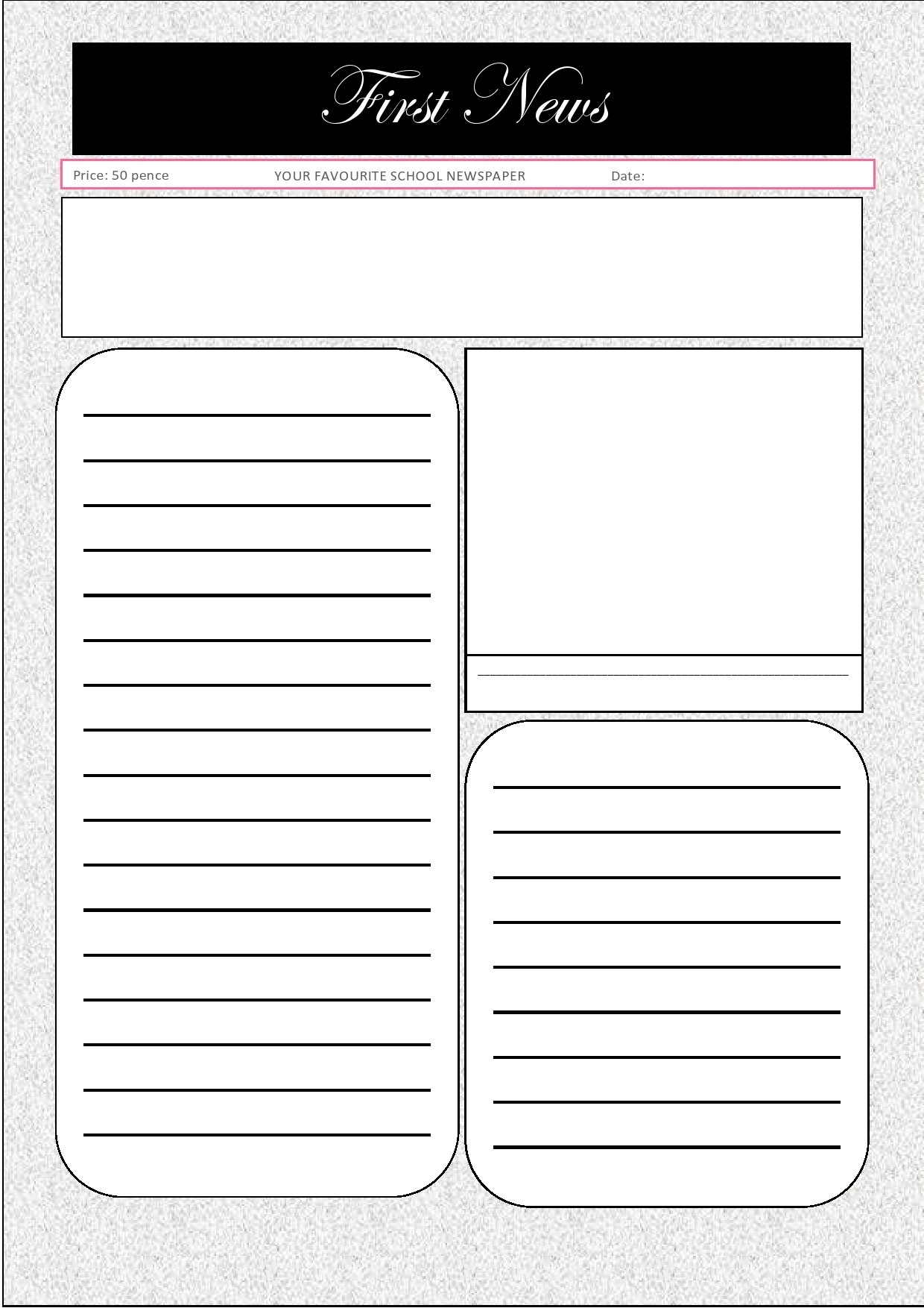 40 Best Newspaper U0026 News Article Templates Free 40 Best Newspaper U0026 News Article Templates Free