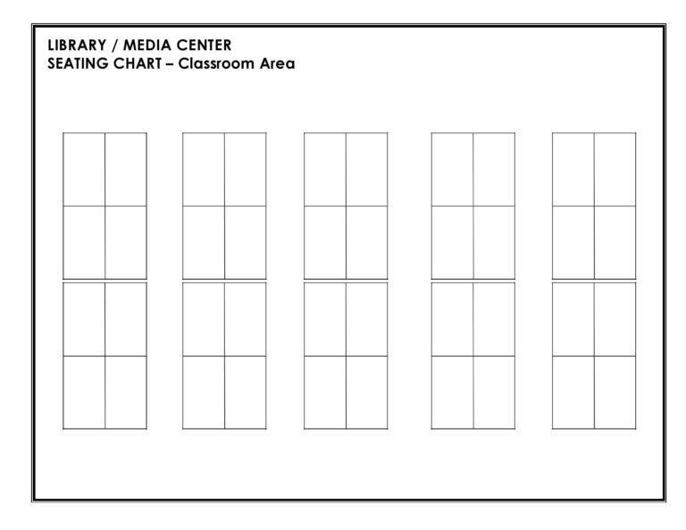 40 Perfect Classroom Seating Charts Map Templates 