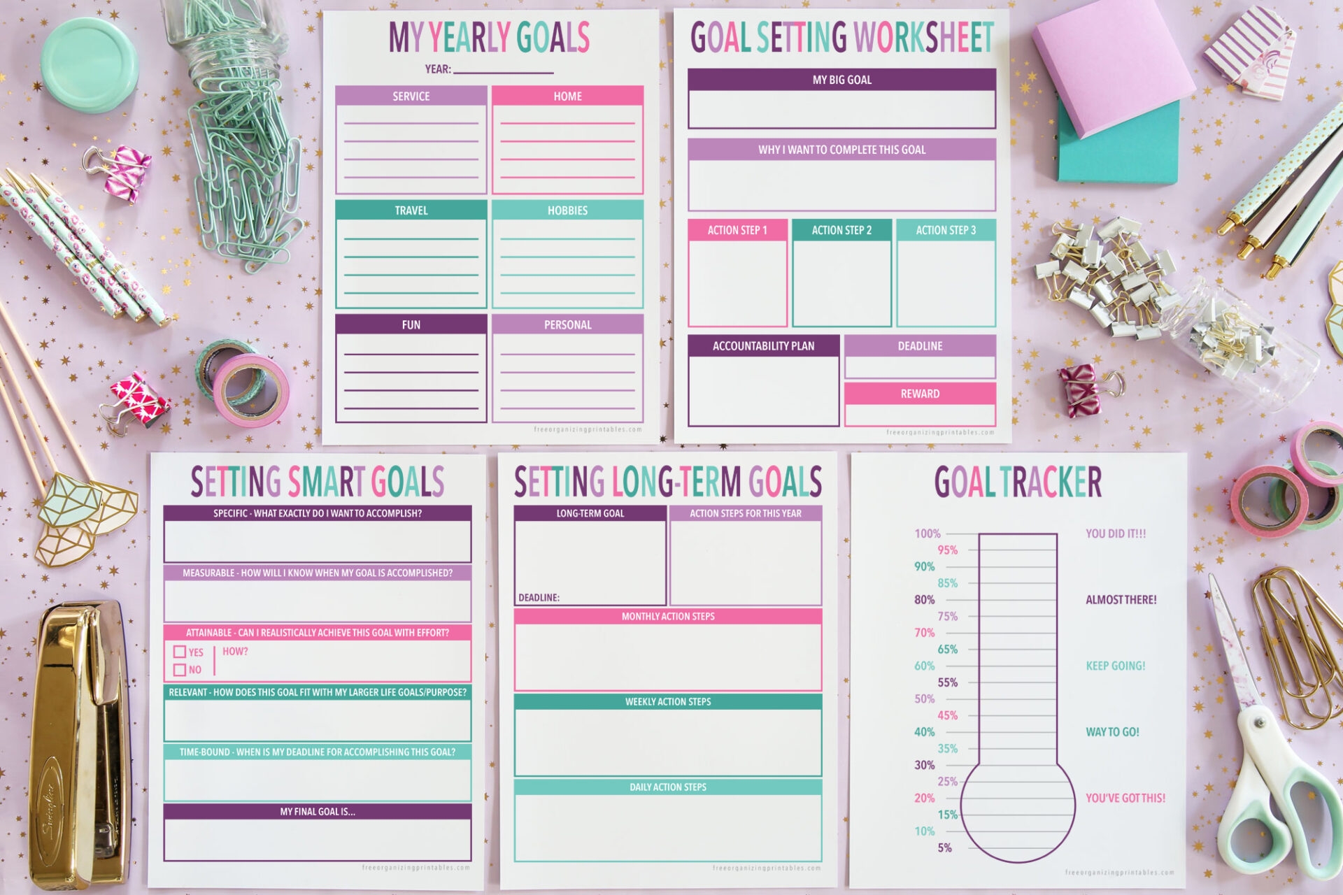 5 Free Printable Goal Setting Worksheets That Get Results