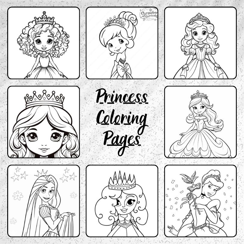 50 Princess Coloring Pages Free Pdf Printables 
