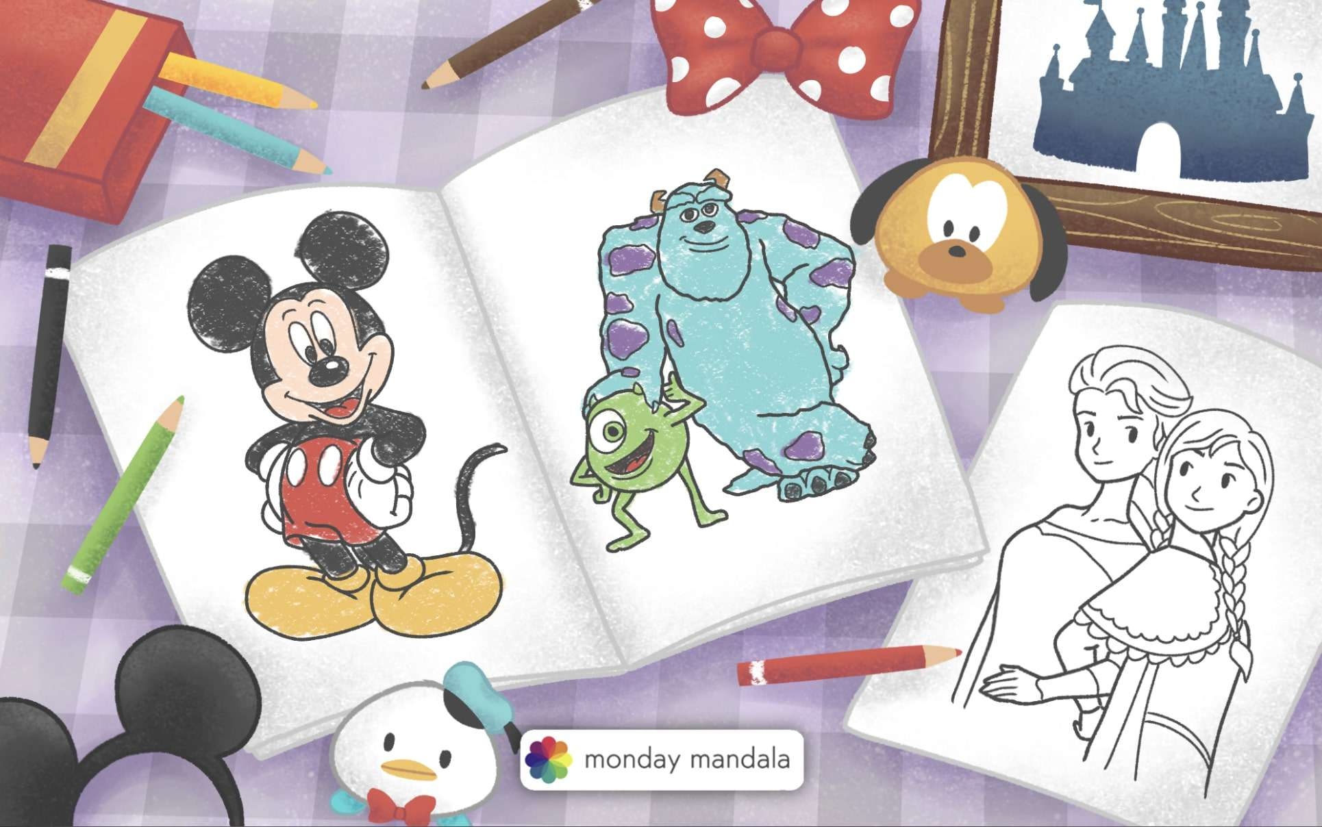 500 Disney Coloring Pages Free PDF Printables 