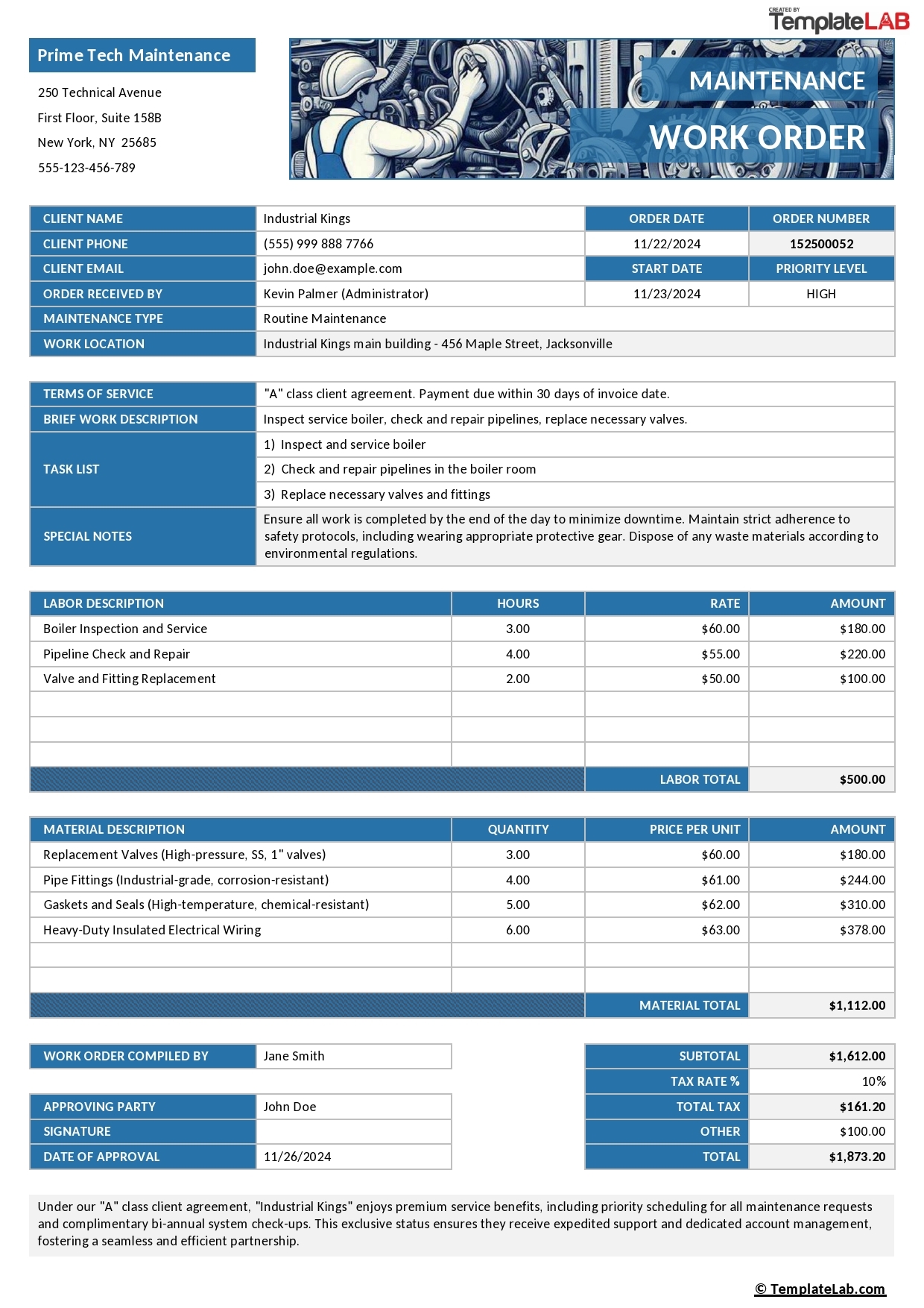 Free Printable Order Form Template Excel