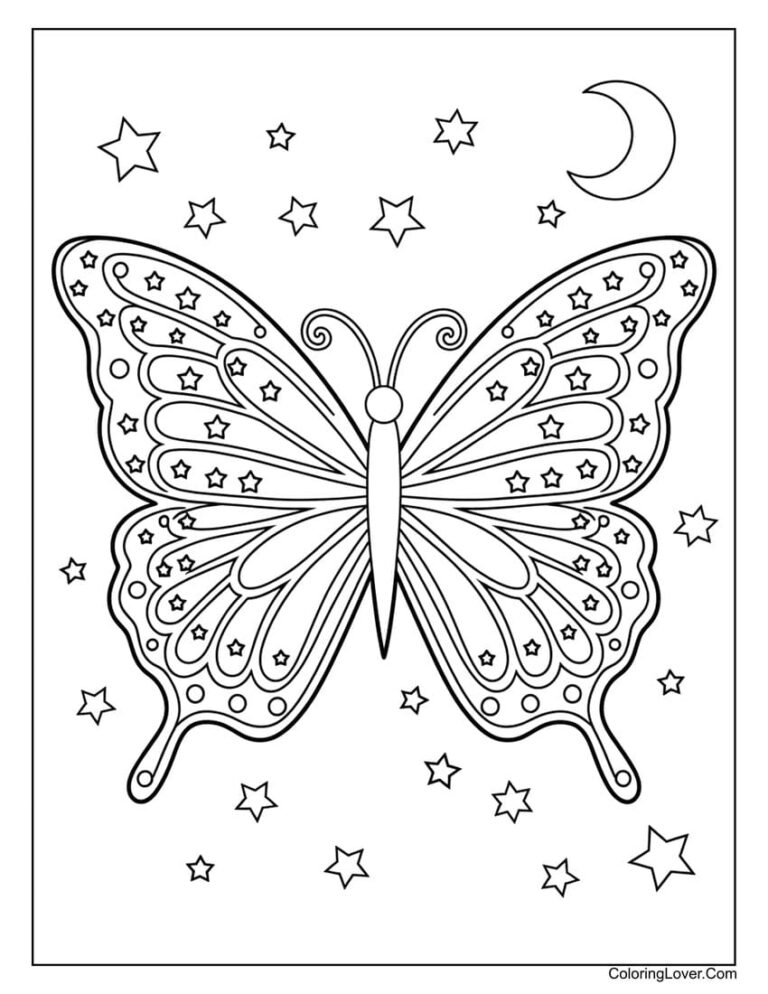 54 Butterfly Coloring Pages Free Printables For All Ages 