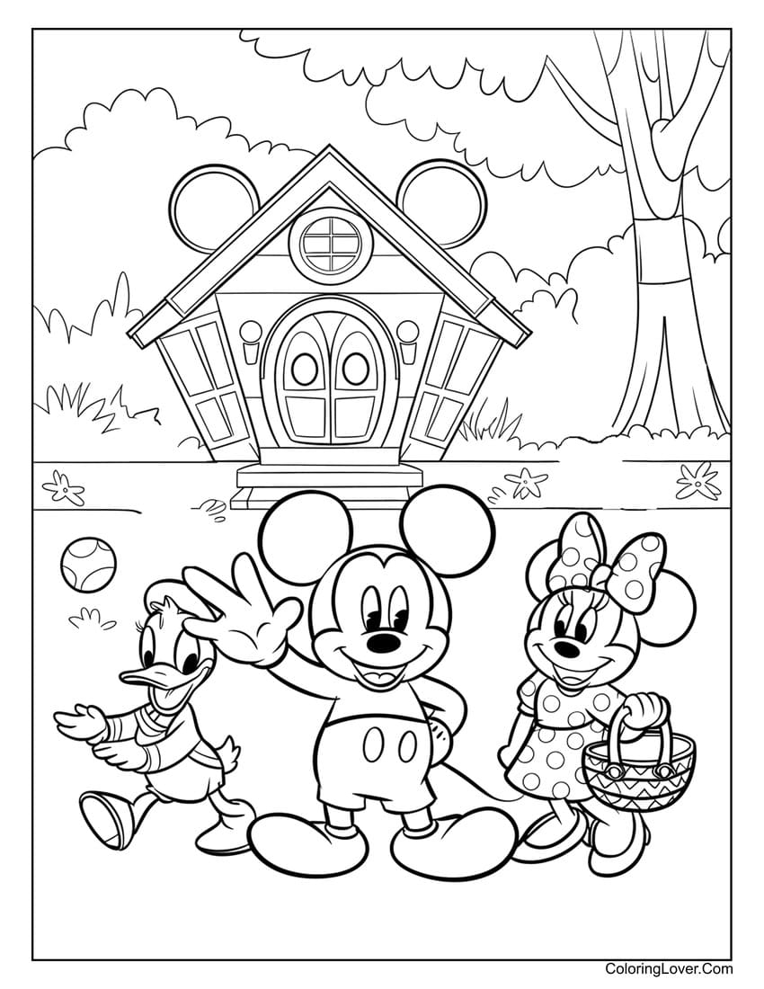 57 Mickey Mouse Coloring Pages Free Printables For All Ages