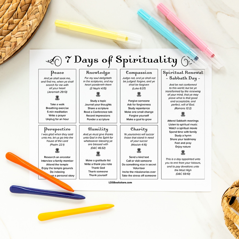Printable Spirituality Worksheets