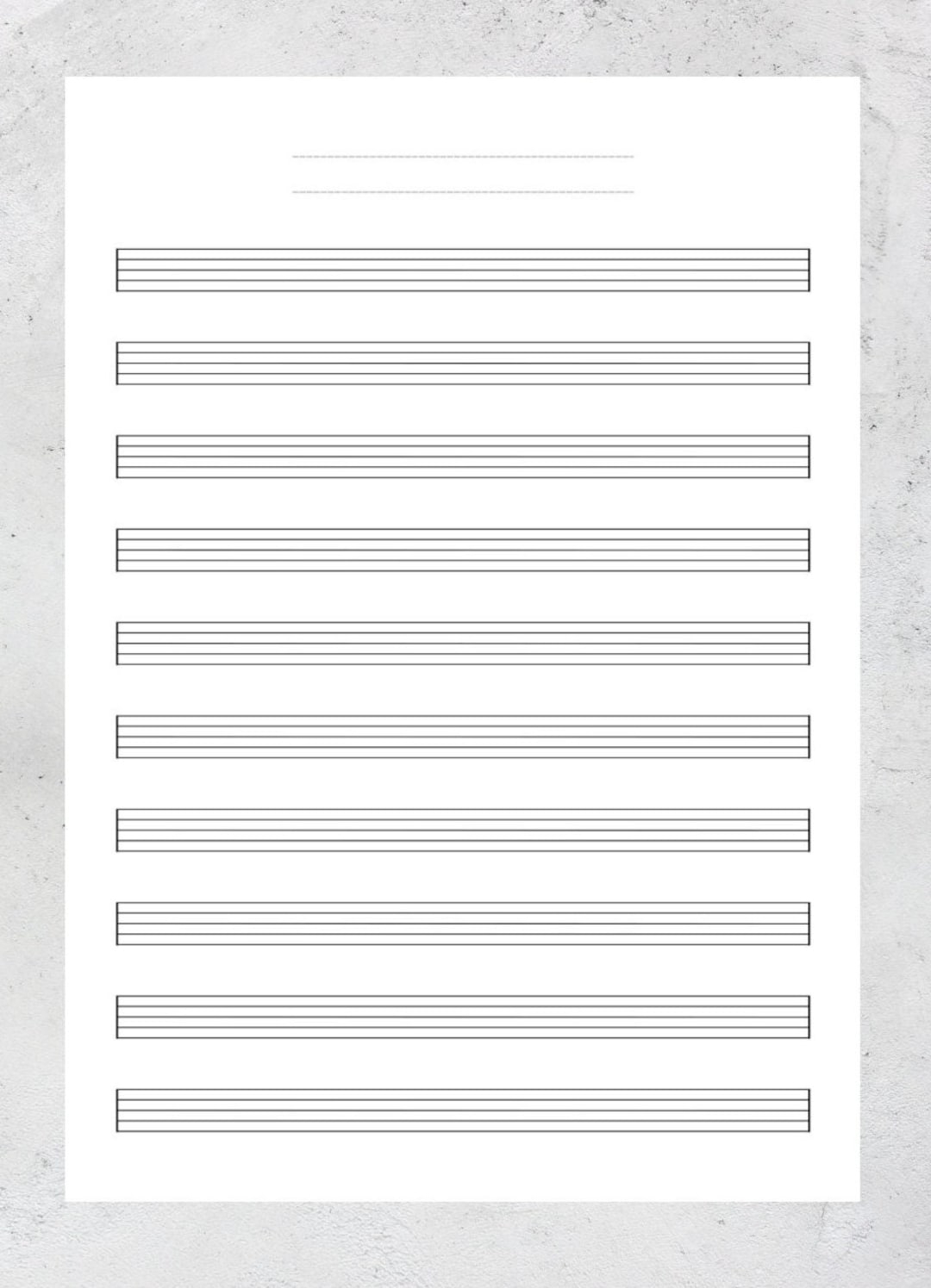 A4 Blank Sheet Music US Letter Printable Sheet Music Manuscript Paper Piano Staff Paper Blank Music Paper Etsy Israel