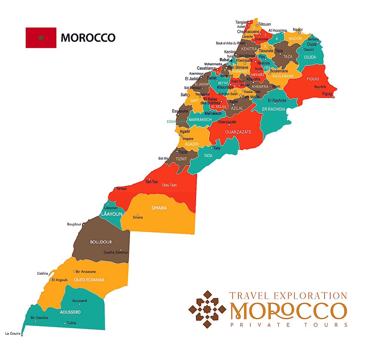 About Morocco Map Of Morocco