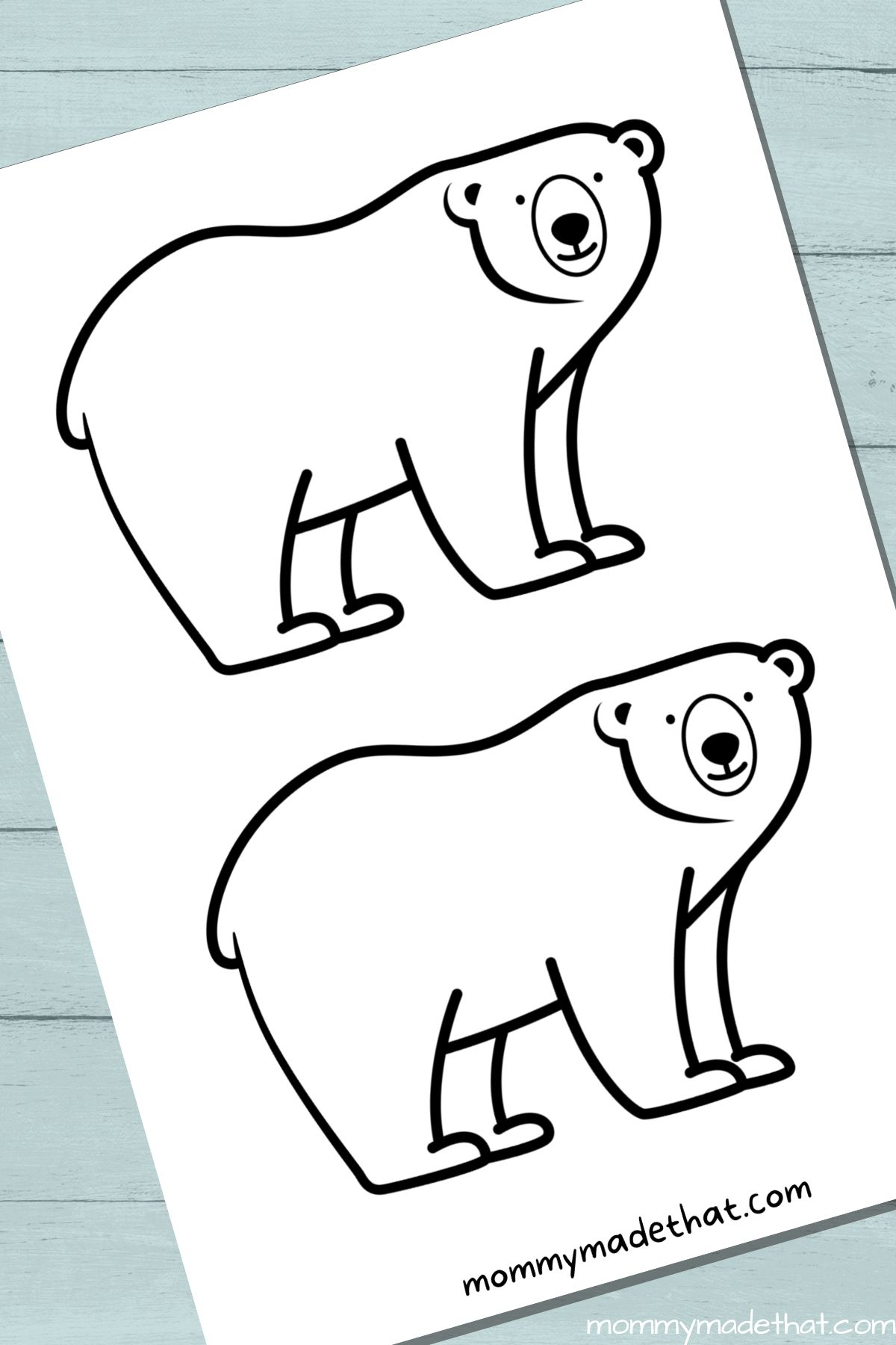 Adorable Polar Bear Templates Free Printables 