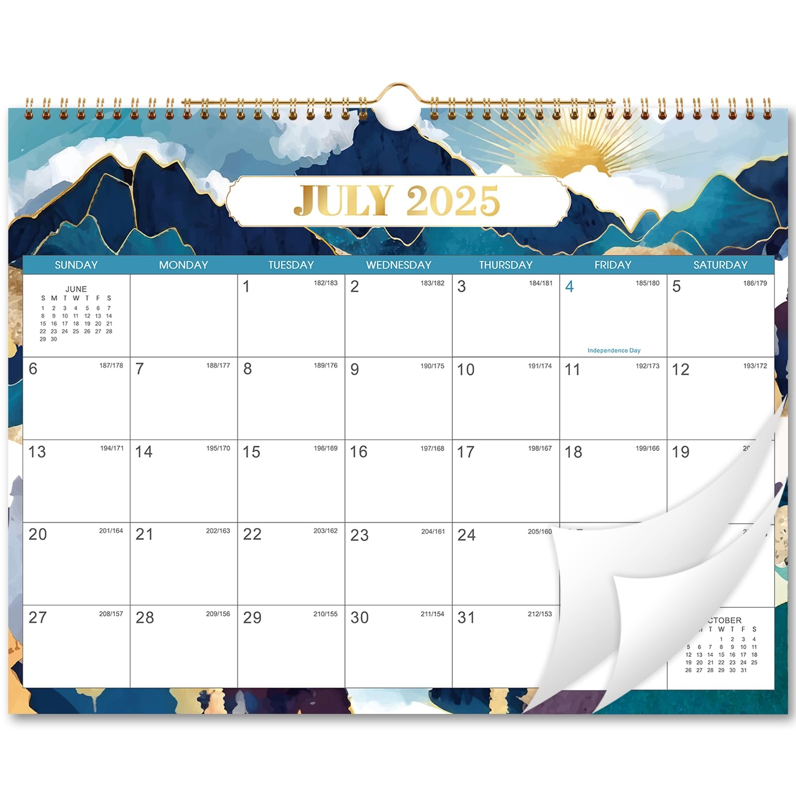 Amazon 2025 2026 Wall Calendar July 2025 December 2026 
