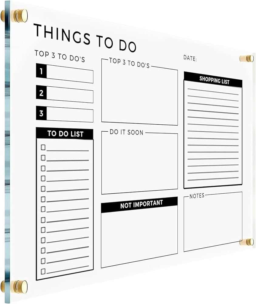 Printable Dry Erase Calendar