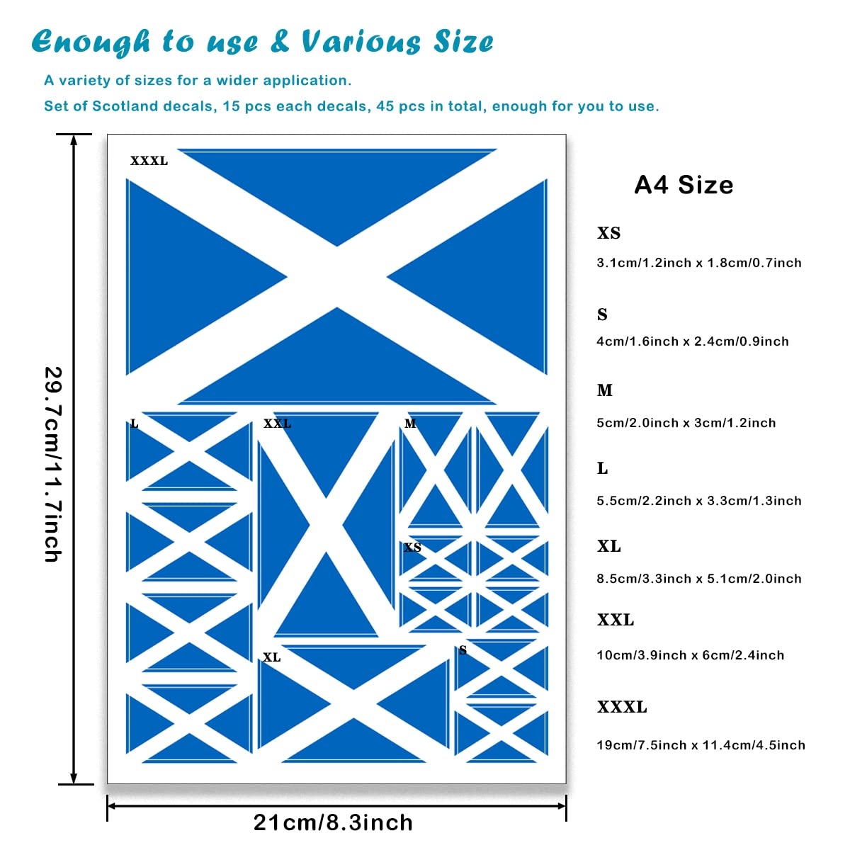 Free Printable Scottish Flag Template