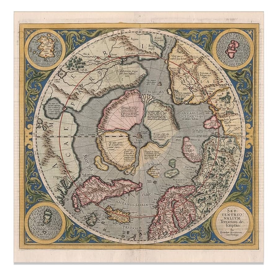 Flat Map Of World Printable