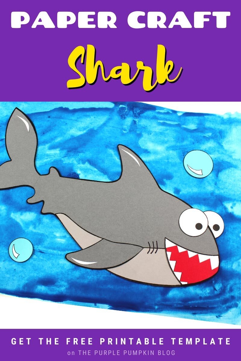 Free Printable Shark Craft Template