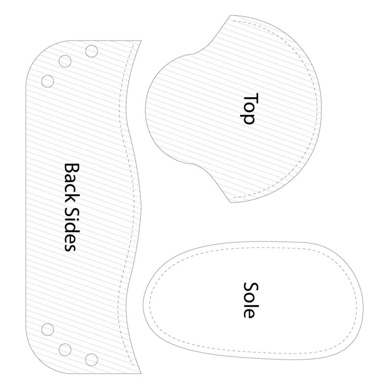 Baby Shoe Fondant Template Free Deals