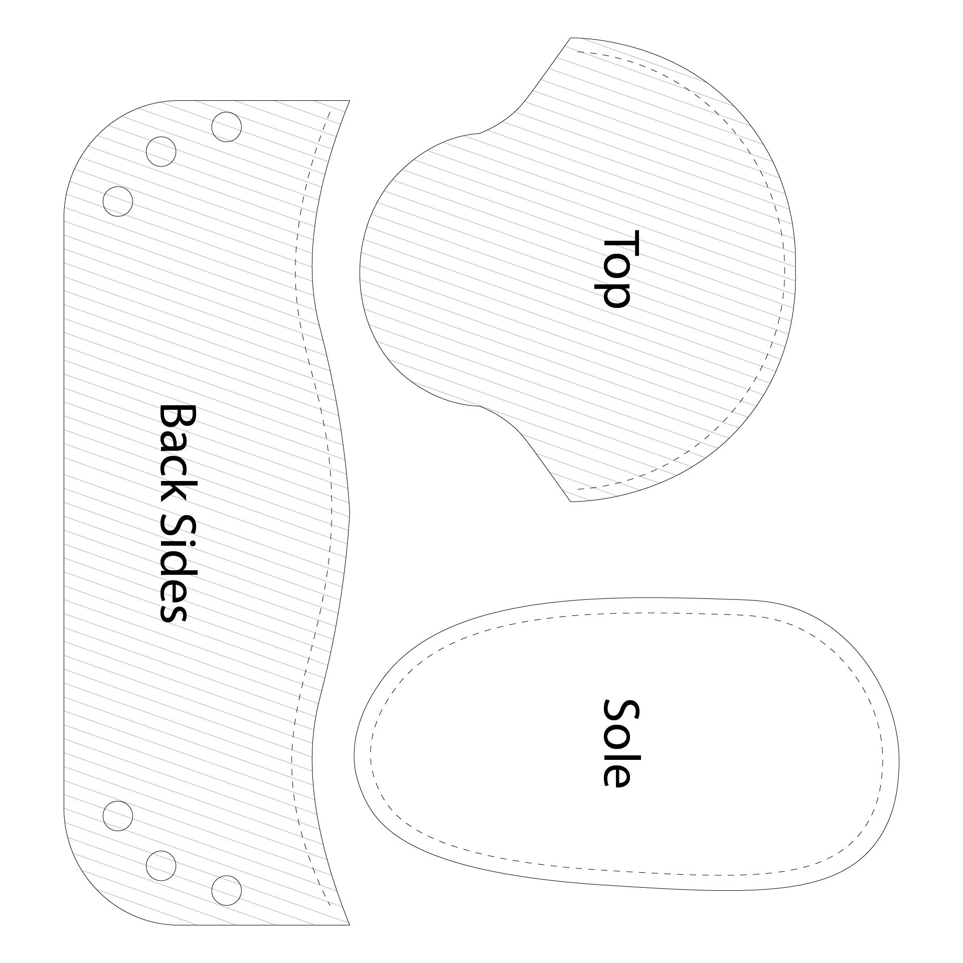 Baby Shoe Fondant Template Free Deals
