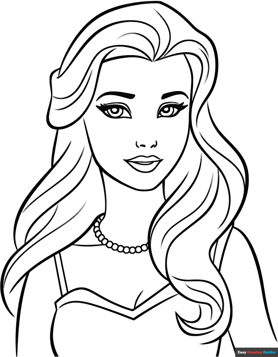 Barbie Coloring Sheets Free Printable