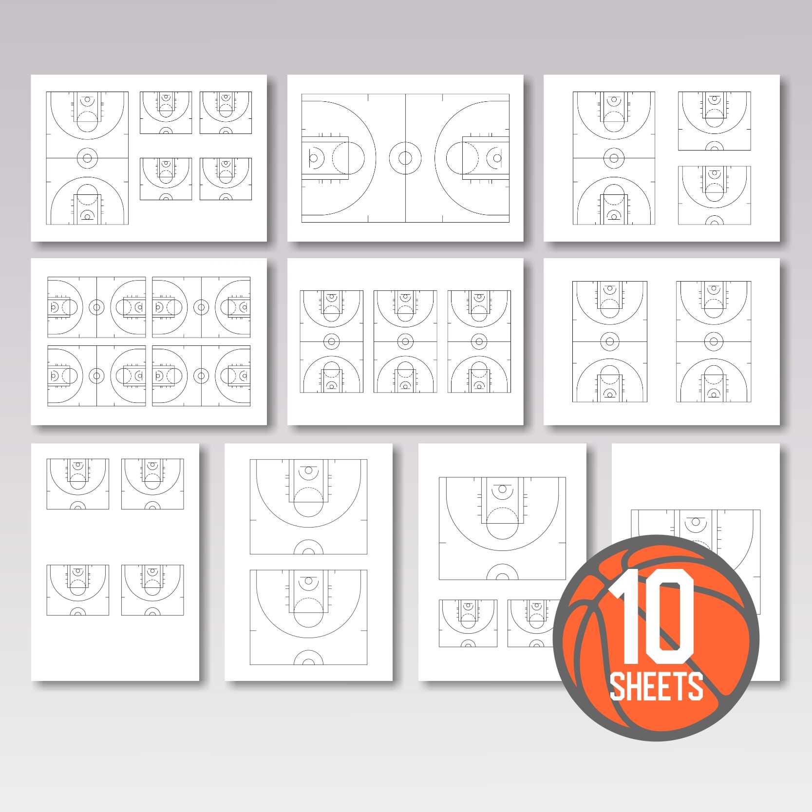 Basketball Play Sheet Printable