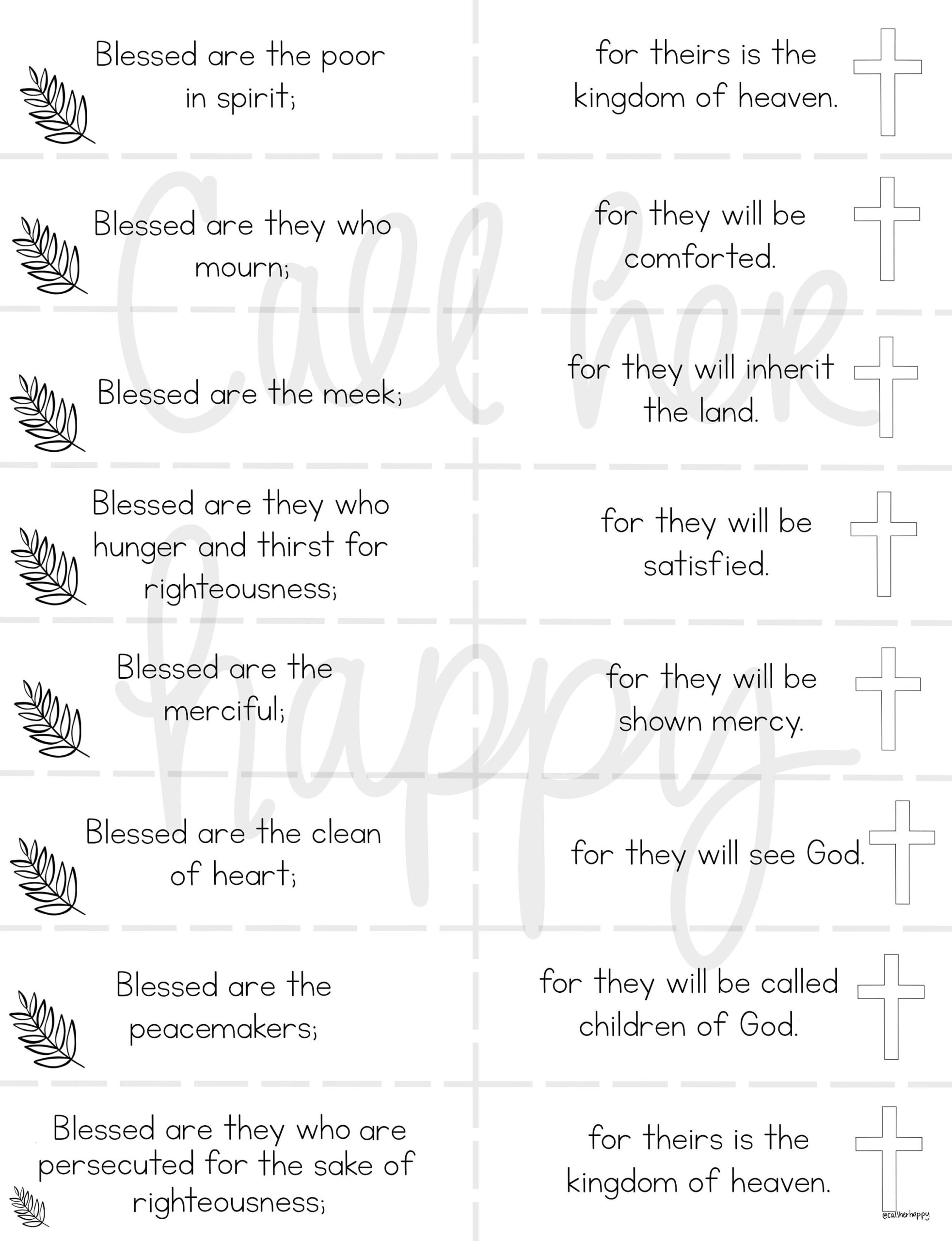 Beatitudes Worksheet Printable Coloring Page Sheet Liturgical Year Catholic Resources For Kids Feast Day Prayer Activities Jesus Etsy New Zealand