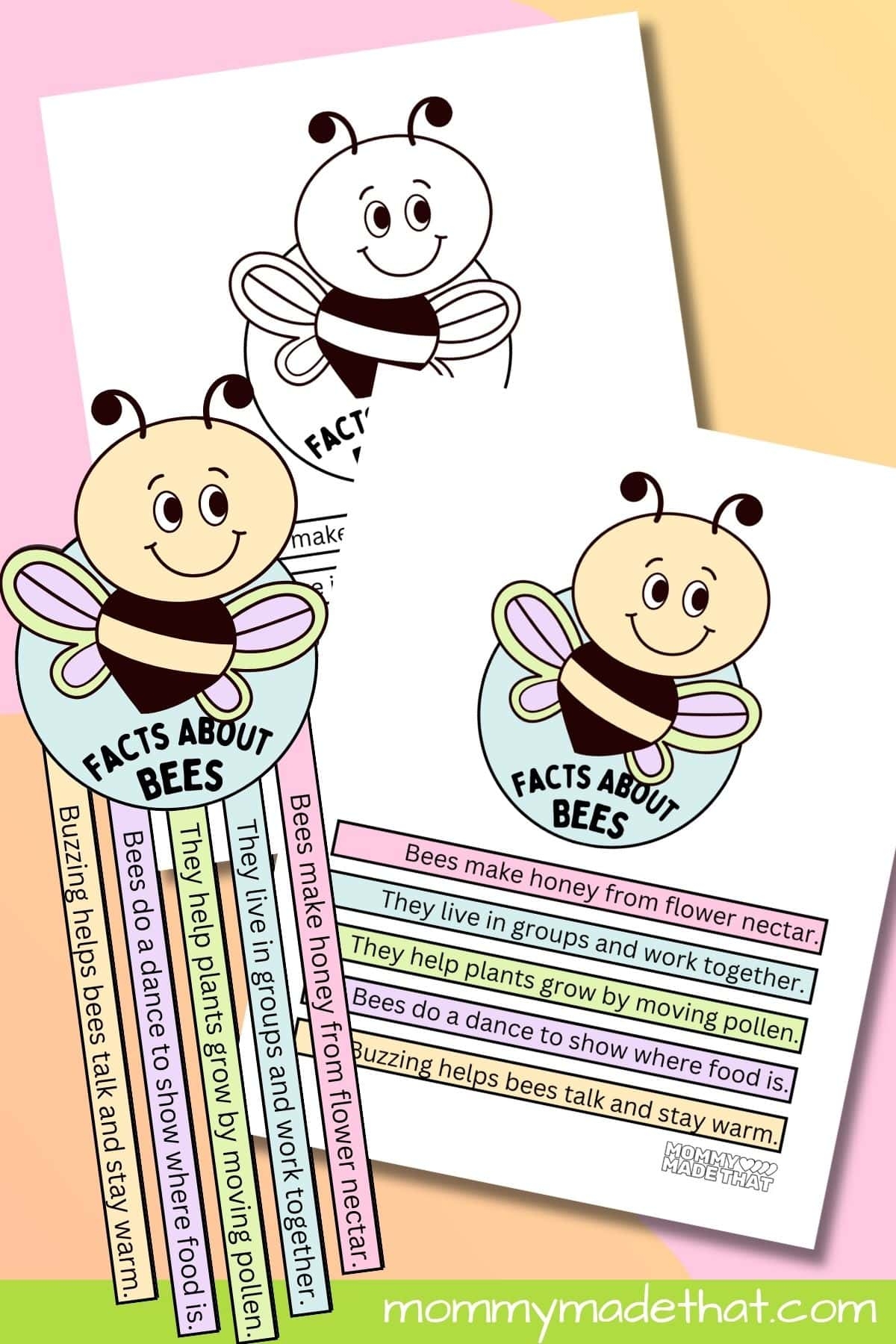 Bee Printables Worksheets
