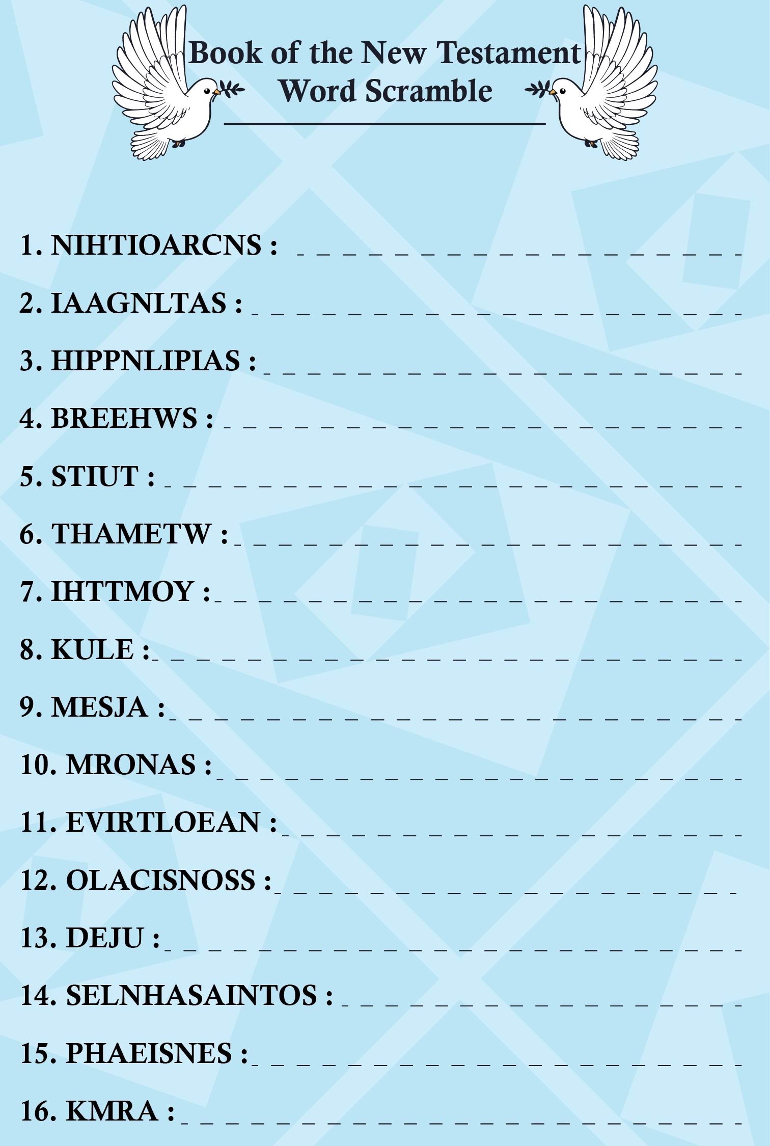 Bible Charts 10 Free PDF Printables Printablee