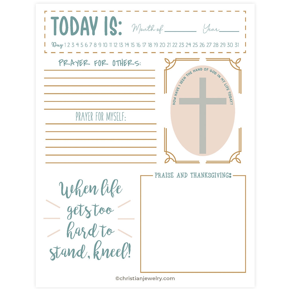 Free Printable Prayer Journal Templates