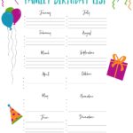 Birthday List Printable Keep Track Of Everyone s Special Day IMOM