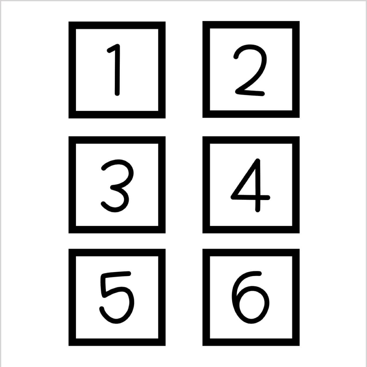 Black And White Calendar Numbers Kinder Craze