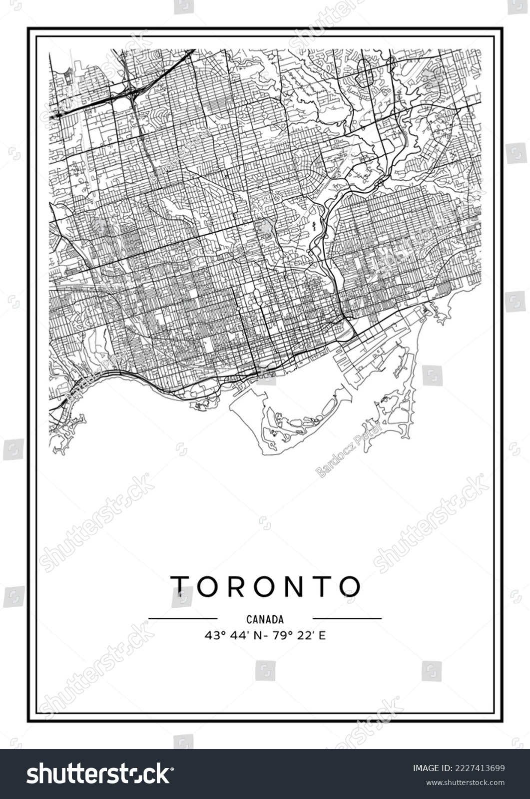 Printable Map Of Toronto