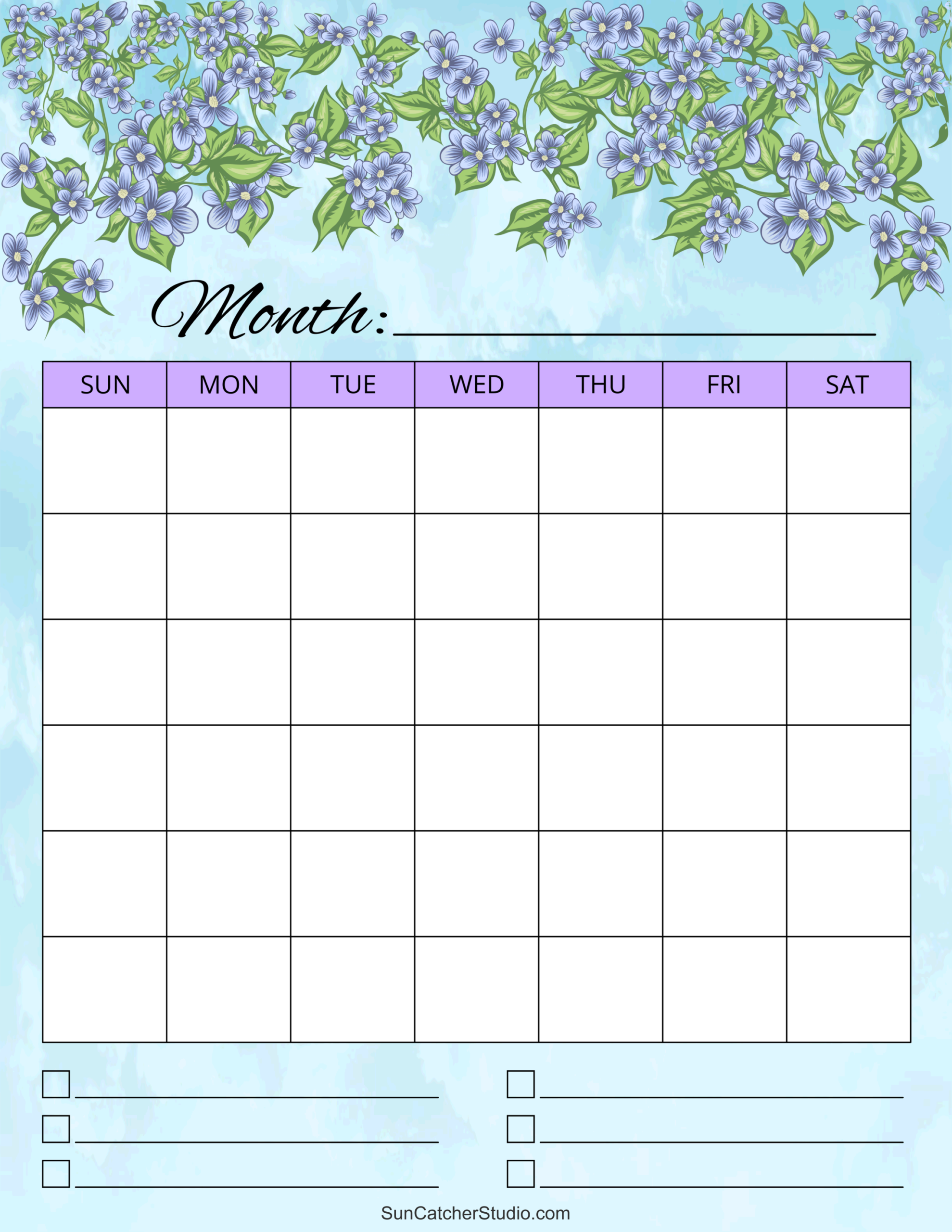 Blank Calendar Templates Free Printable Pages Free Printables Monograms Design Tools Patterns U0026 DIY Projects