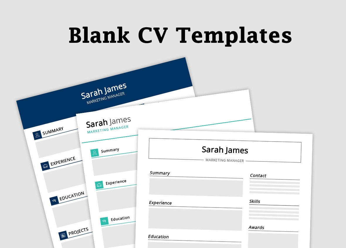 Free Printable Resume Templates Blank