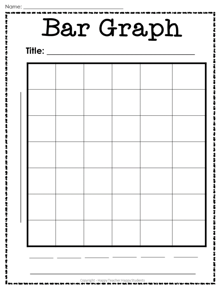 Blank Graph Templates Bar Graph Pie Chart Pictograph Line 