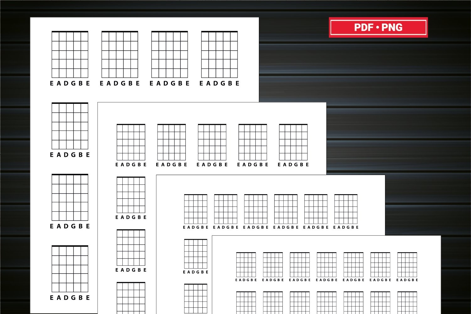 Free Printable Blank Guitar Chord Sheets