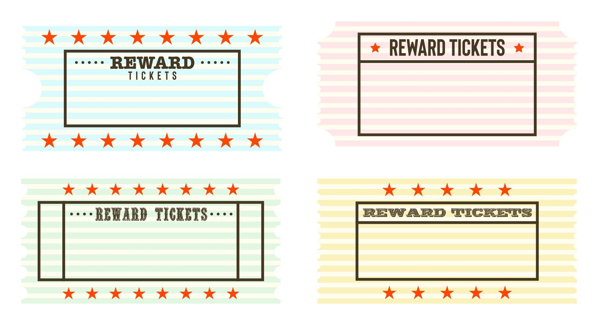Blank Tickets 10 Free PDF Printables Printablee