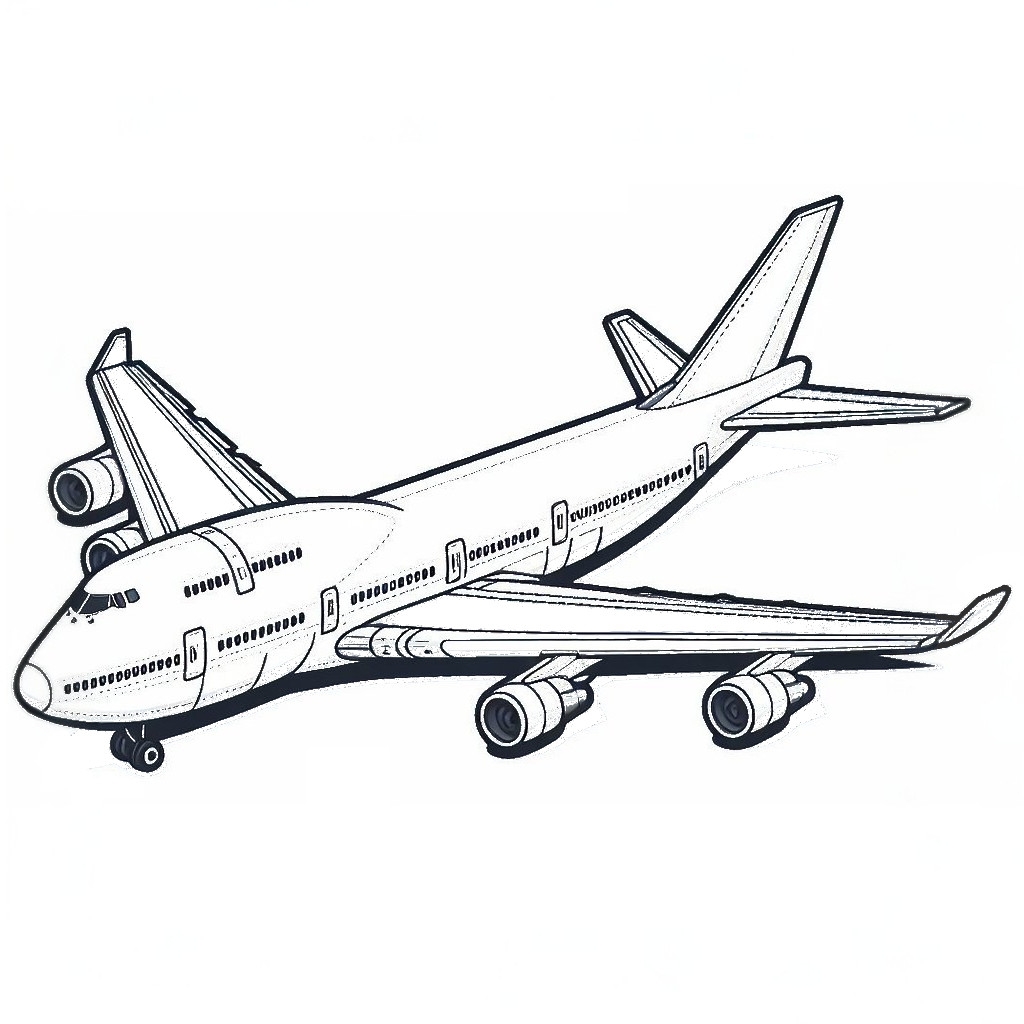 Airplane Coloring Sheets Printable
