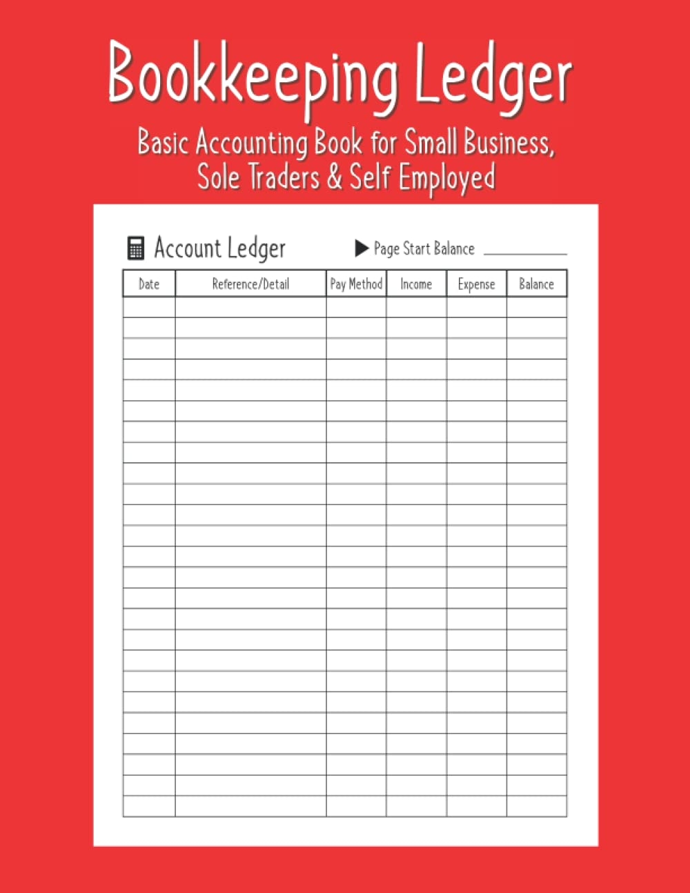 Printable Blank Self Employment Ledger Sheets