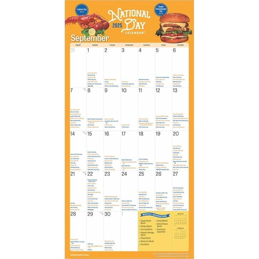 BrownTrout National Day 2025 Wall Calendar Office Products Amazon