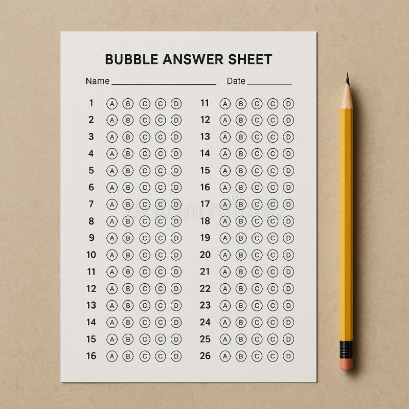 Free Printable Bubble Answer Sheets Free Printable Bubble Answer Sheets