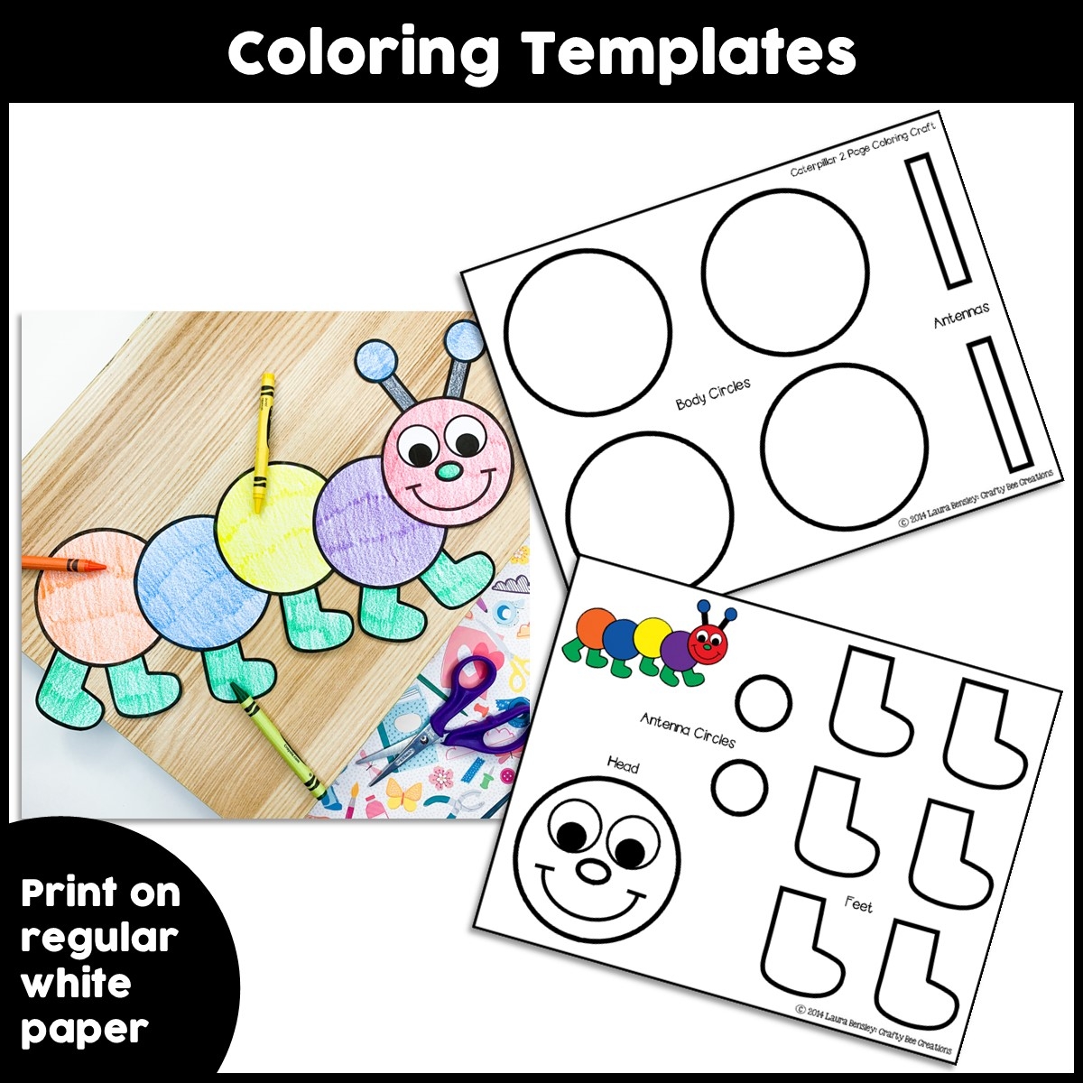 Caterpillar Craft Spring Bulletin Board Spring Activities Insect Craft Made By Teachers