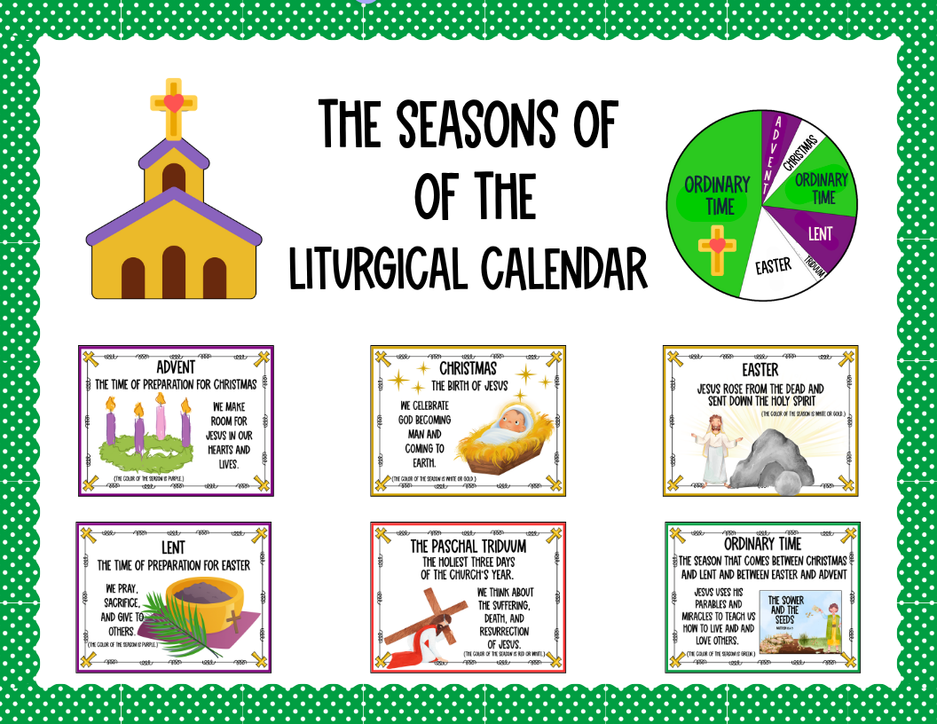 Catholic Liturgical Year Bulletin Board Church Calendar And Seasons Made By Teachers Catholic Liturgical Year Bulletin Board Church Calendar And Seasons Made By Teachers