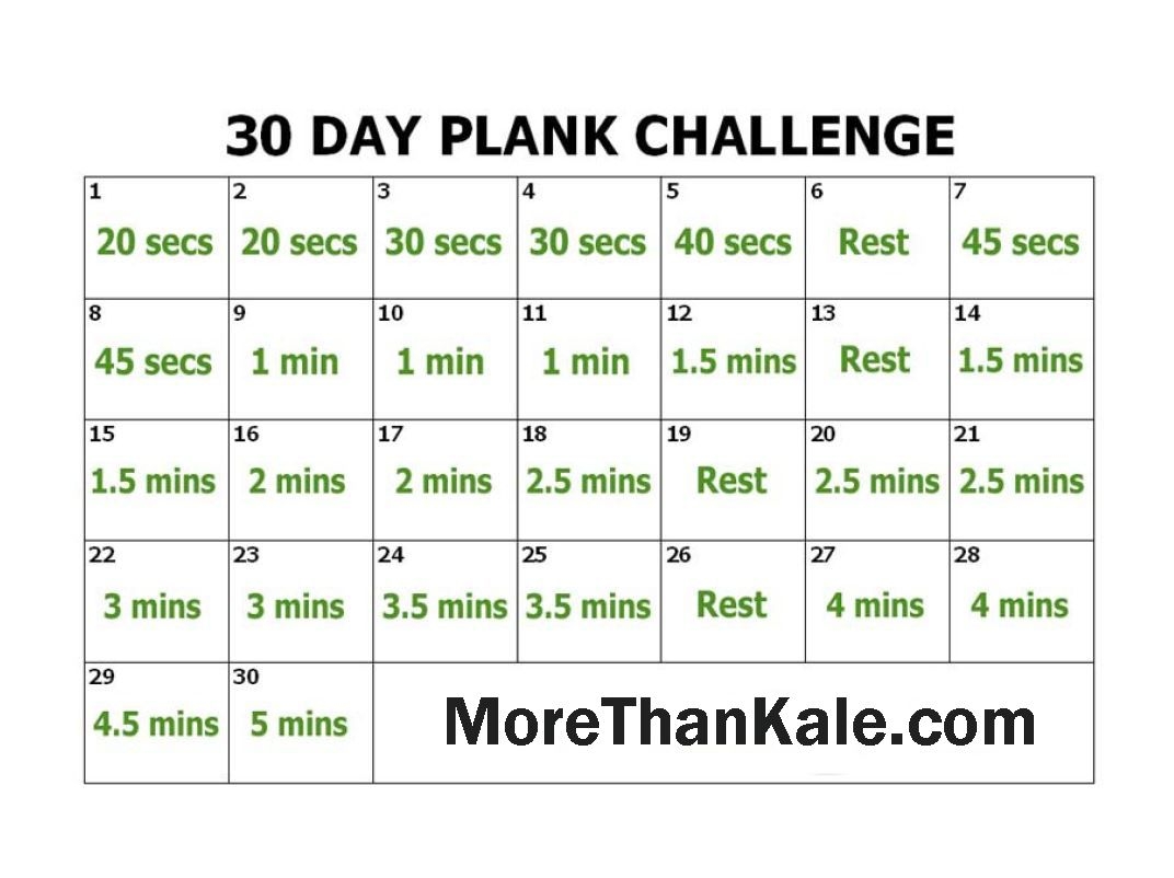 Challenge Chart 30 Day Plank Challenge For Beginners Challenge Chart Plank For 30 Seconds A Day Challenge Chart 30 Day Plank Challenge For Beginners Challenge Chart Plank For 30 Seconds A Day