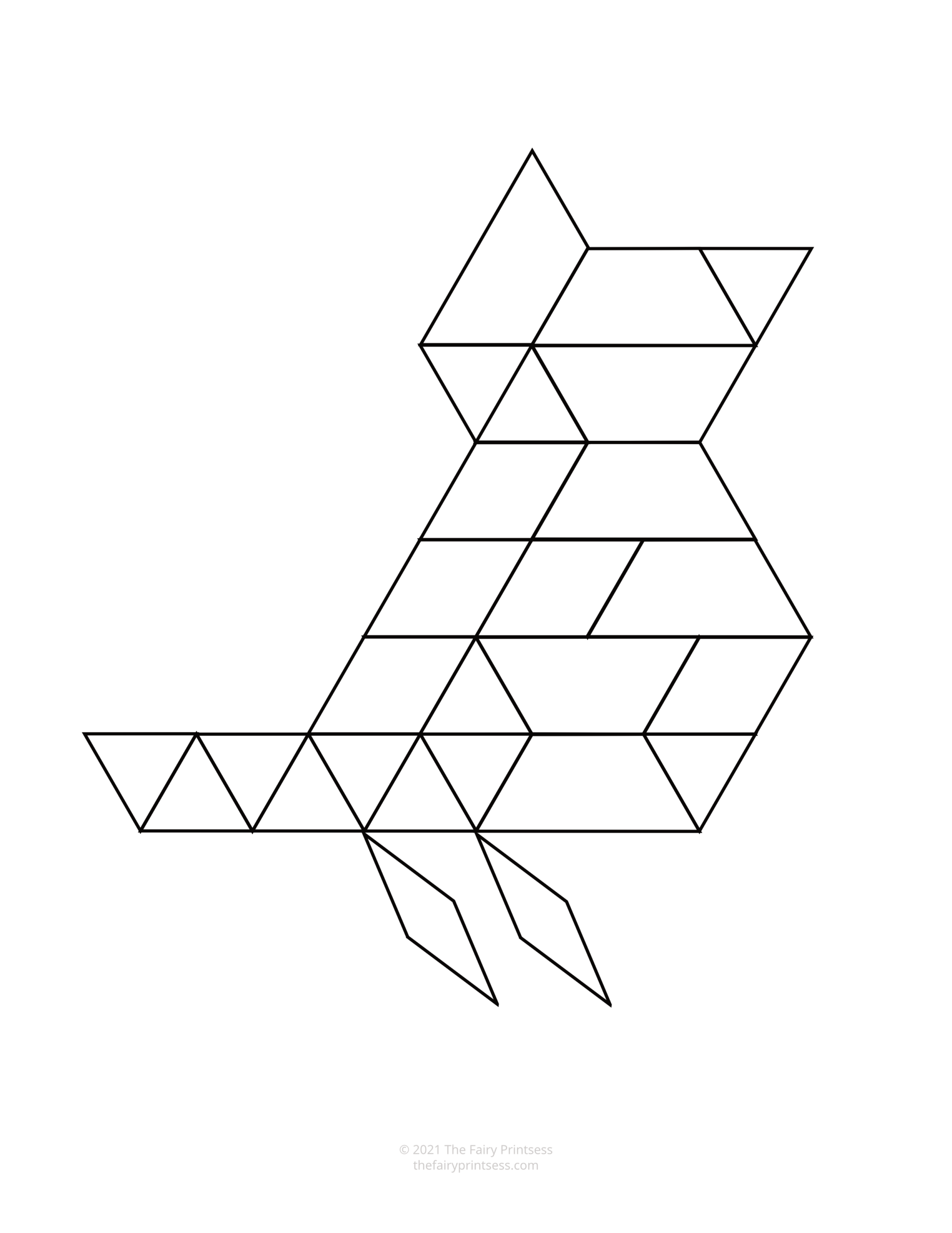 Christmas Pattern Block Templates Free Printable Shape Mats Christmas Pattern Block Templates Free Printable Shape Mats